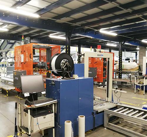 無人化打包機(jī)流水線