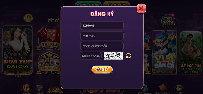 Hướng dẫn cách đăng ký dùng thử U888 - U888